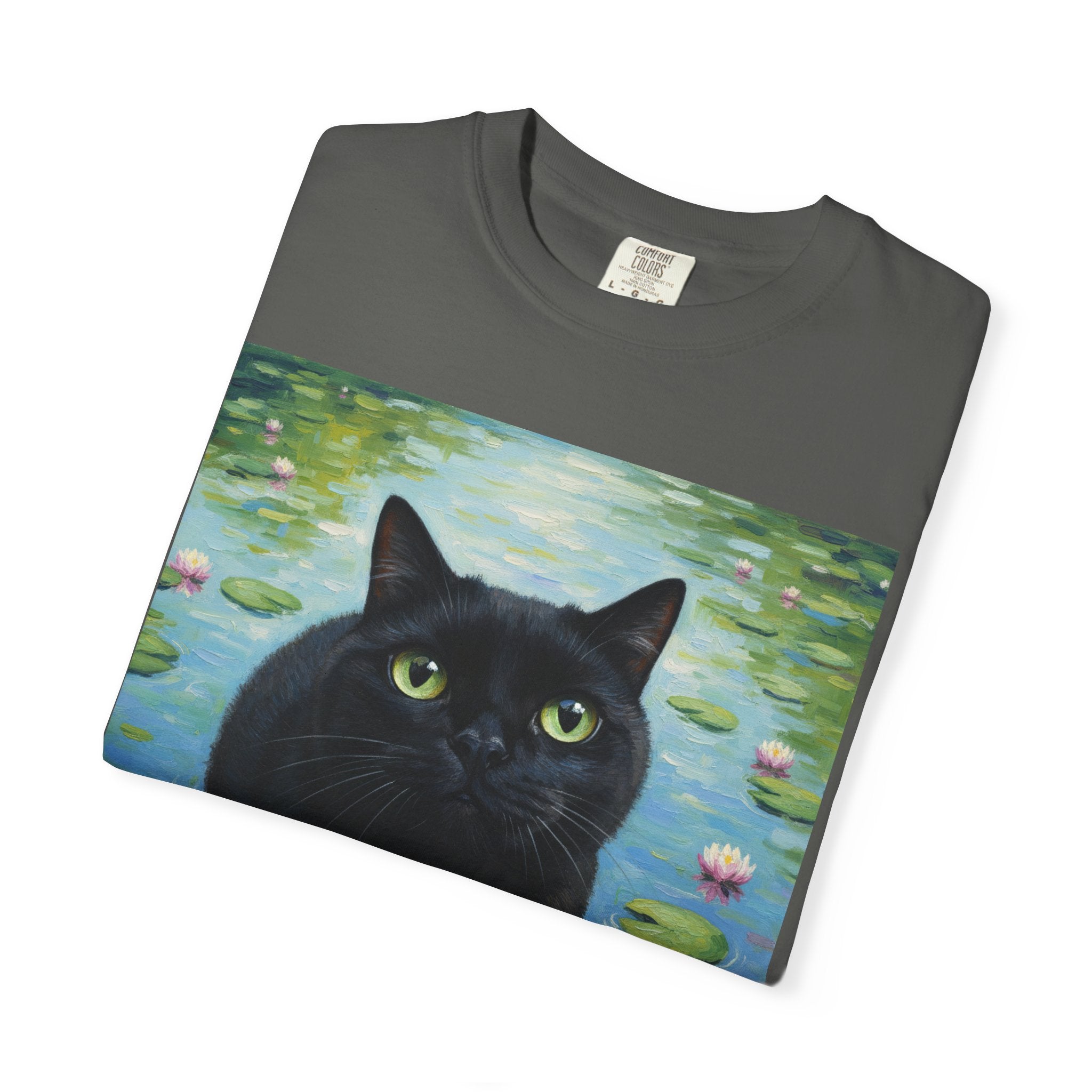 Meowy Muse Monet Cat Comfort Colors Tshirt