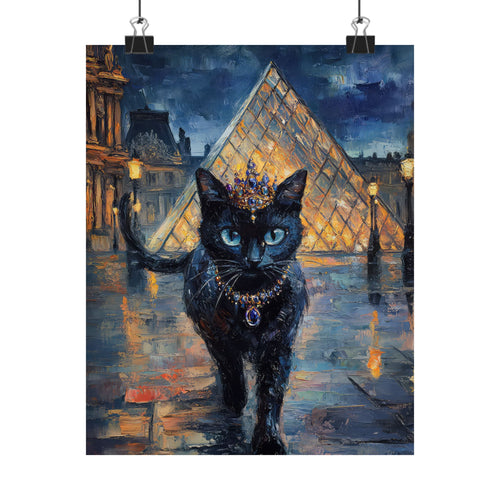 Jewel Thief in the Night Monet Cat