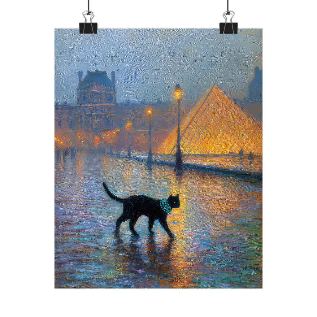 Midnight Walk Monet Cat