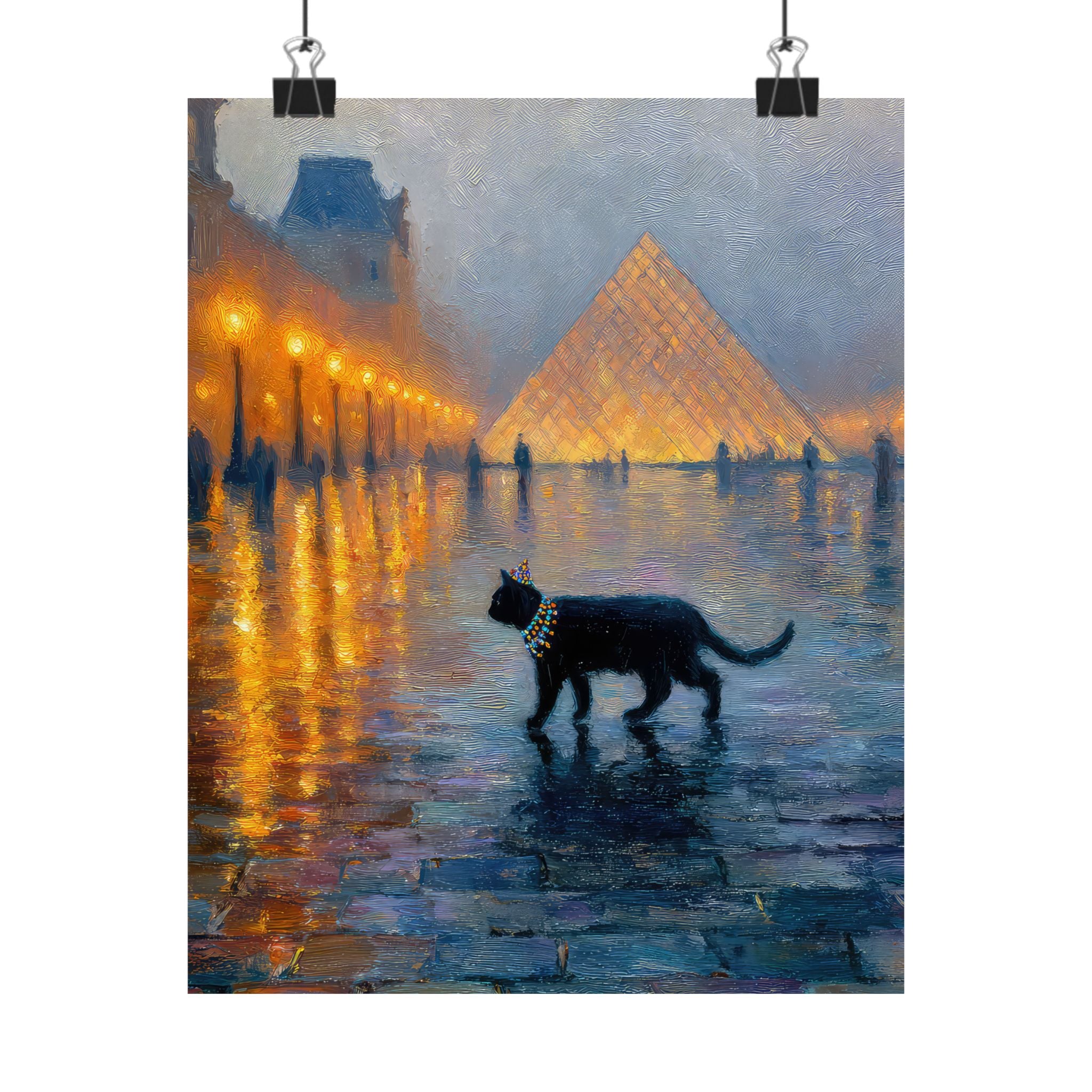 Midnight in Paris Monet Cat